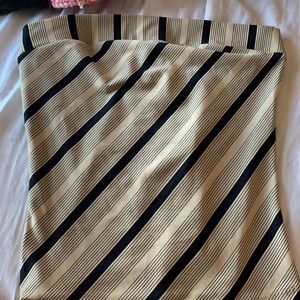 Striped blouse/skirt